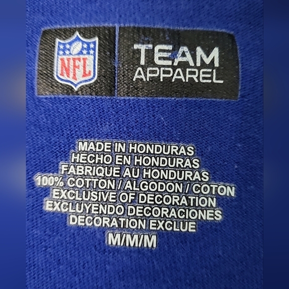 NFL Buffalo Bills Oversize Long Sleeve T-Shirt Royal Blue Women's Size M - Picture 4 of 4